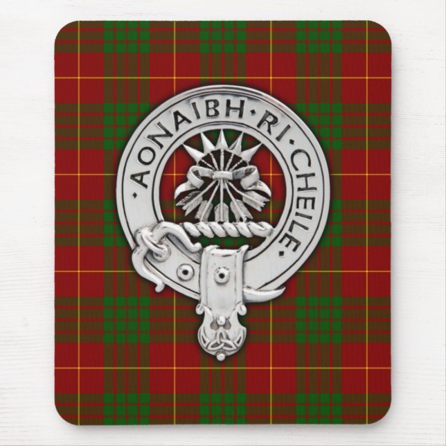 Klan Cameron Vapensköld & Tartan Musmatta (Framsidan)
