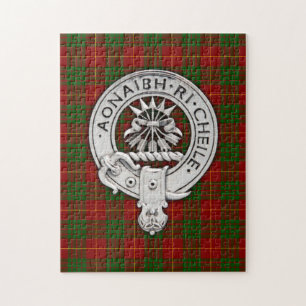 Klan Cameron Vapensköld & Tartan Pussel
