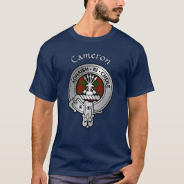 Klan Cameron Vapensköld & Tartan T Shirt