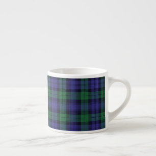 Klan Campbell Black Watch Scottish Tartan Espressomugg