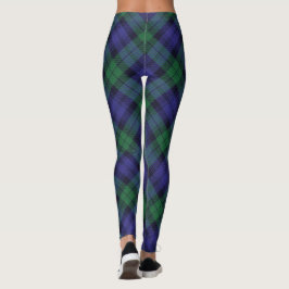 Klan Campbell Black Watch Scottish Tartan Leggings