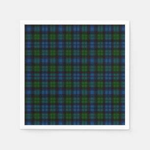Klan Campbell Military Tartan Pappersservett