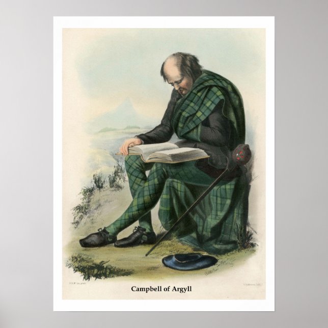 Klan Campbell of Argyll Poster (Framsidan)