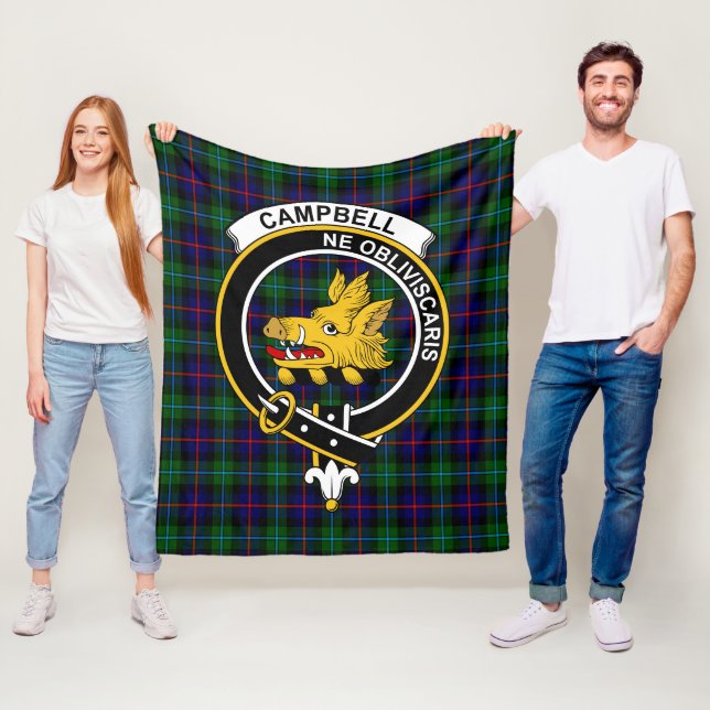 Klan Campbell of Cawdor Modern Tartan Play Fleecefilt (På plats)