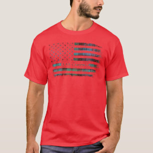Klan Campbell Scottish tartan US flagga kilt Scotl T Shirt