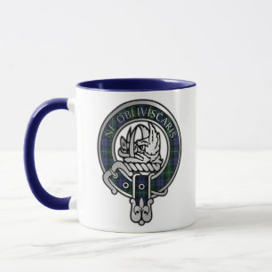 Klan Campbell Vapensköld & Tartan Mugg
