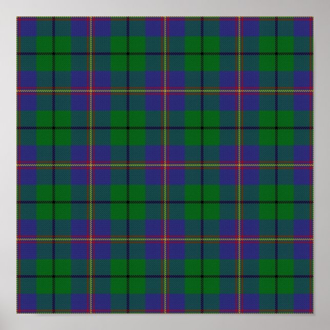 Klan Carmichael Tartan - Digital Download Poster (Framsidan)