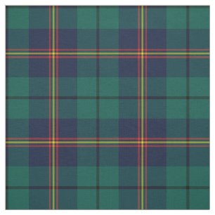 Klan Carmichael Tartan Grönt Plaid Tyg