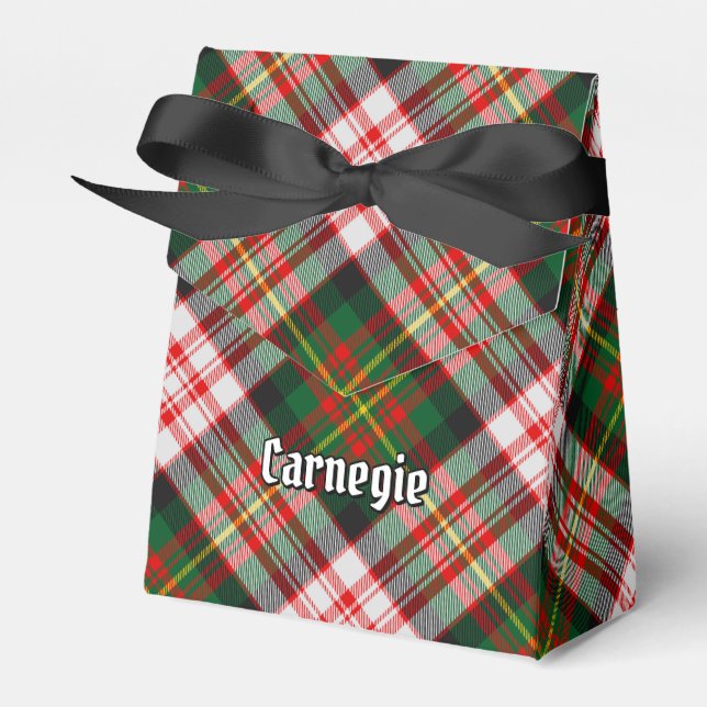 Klan Carnegie Dress Tartan Presentaskar (Framsidan Sidan)