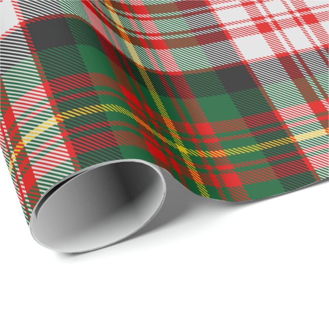 Klan Carnegie Dress Tartan Presentpapper (Rullad Hörn)