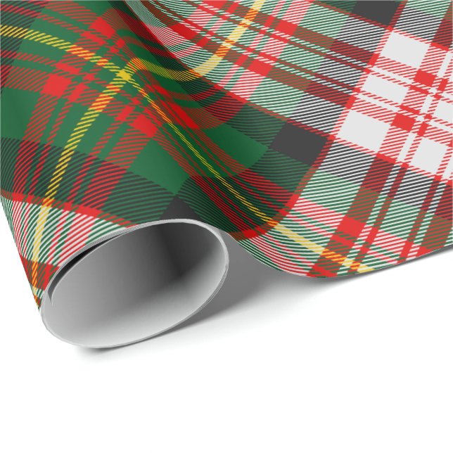 Klan Carnegie Dress Tartan Presentpapper (Rullad Hörn)