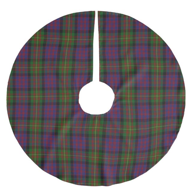 Klan Carnegie Tartan Play Julgransmatta Borstad Polyester (Framsidan)
