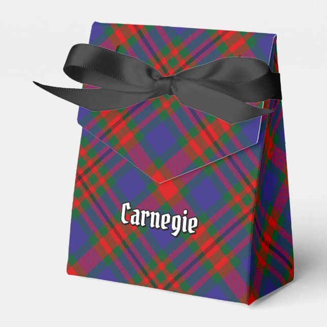 Klan Carnegie Tartan Presentaskar (Framsidan Sidan)