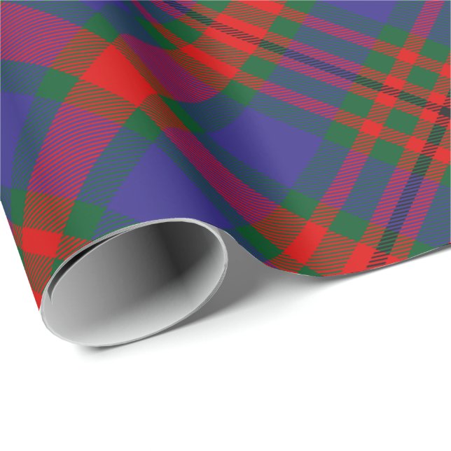 Klan Carnegie Tartan Presentpapper (Rullad Hörn)