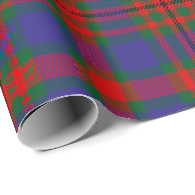 Klan Carnegie Tartan Presentpapper (Rullad Hörn)