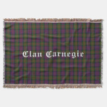 Klan Carnegie Tartan Throw Blanket