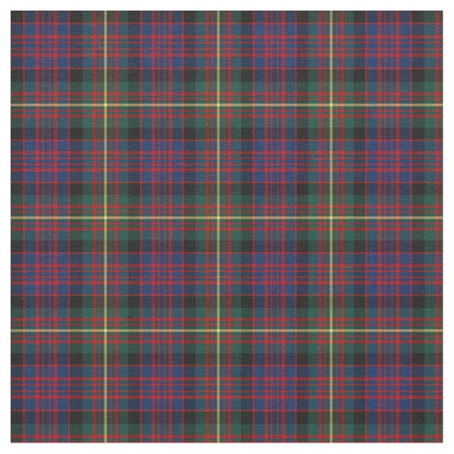 Klan Carnegie Tartan Tyg (Närbild)