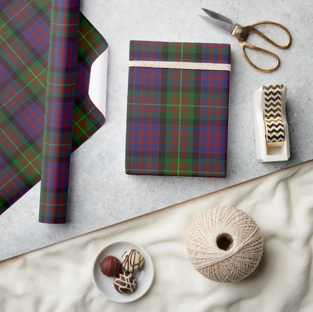 Klan Carnegie Tartan Wrapping Papper Presentpapper (Hantverk)