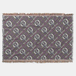 Klan Carnegie Vapensköld Tartan Mysfilt