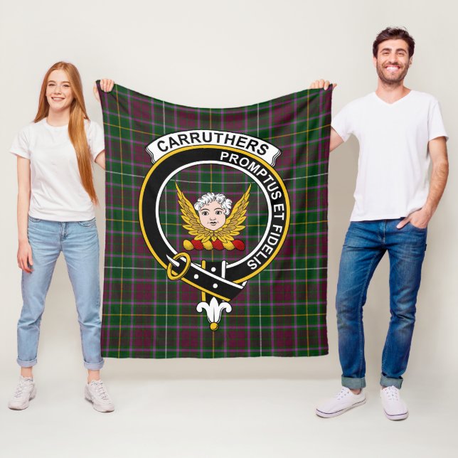 Klan Carruthers Tartan Play Fleecefilt (På plats)
