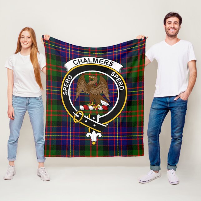 Klan Chalmers Tartan Play Fleecefilt (På plats)