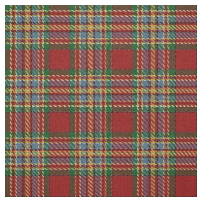 Klan Chattan Scottish Tartan Play Fabric Tyg (Provkarta)