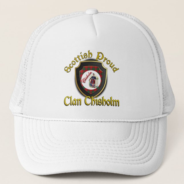Klan Chisholm Scottish Dynasty Cap Truckerkeps (Framsida)