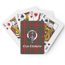 Klan Chisholm Vapensköld Badge & Tartan
