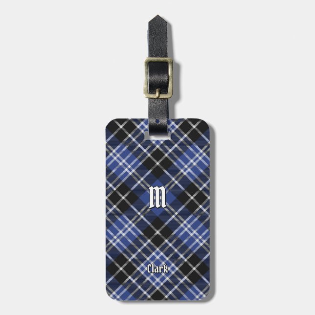 Klan Clark Tartan Bagagebricka (Vertikal Framsida)