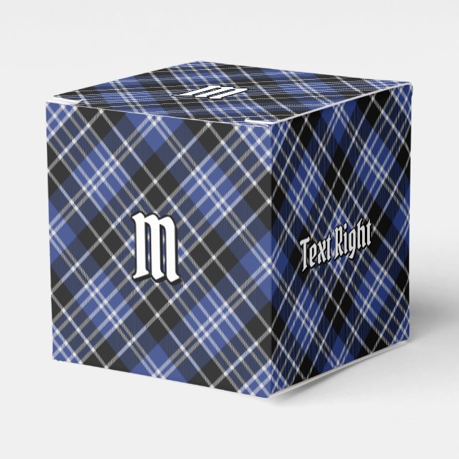 Klan Clark Tartan Favor Box Presentaskar (Framsidan Sidan)