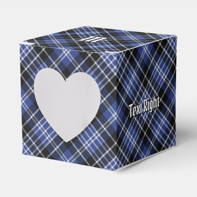 Klan Clark Tartan Favor Box Presentaskar (Framsidan Sidan)