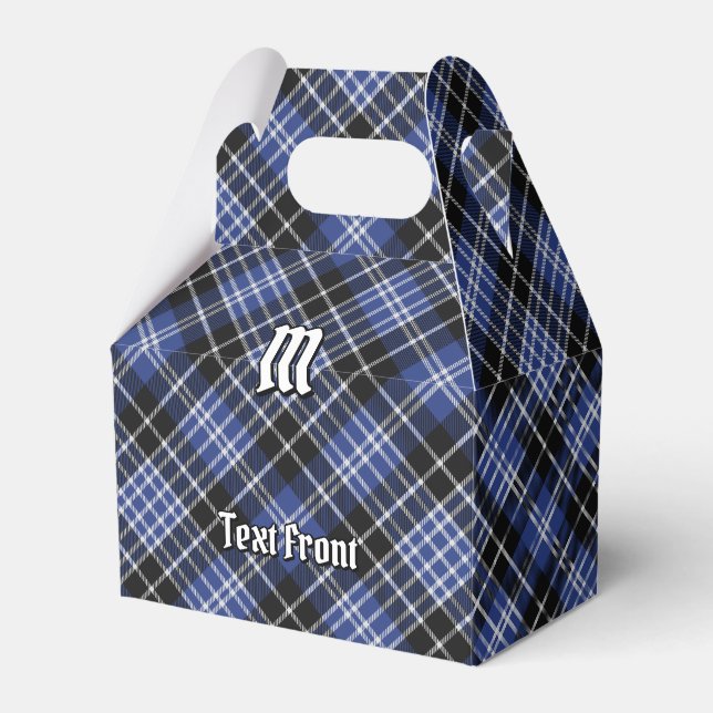 Klan Clark Tartan Favor Box Presentaskar (Framsidan Sidan)
