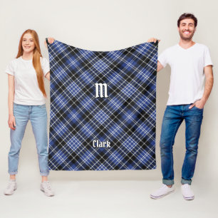 Klan Clark Tartan Fleece Blanket