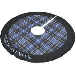 Klan Clark Tartan Julgransmatta Borstad Polyester