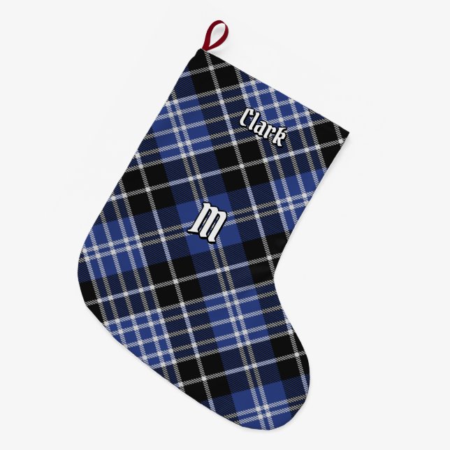 Klan Clark Tartan-julklapp Stor Julstrumpa (Framsidan (Hängande))