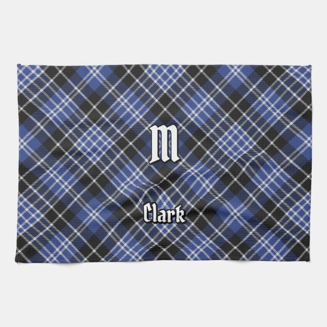 Klan Clark Tartan Kökshandduk (Horisontell)