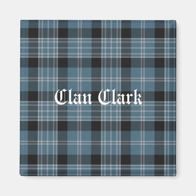 Klan Clark Tartan Magnet (Framsidan)