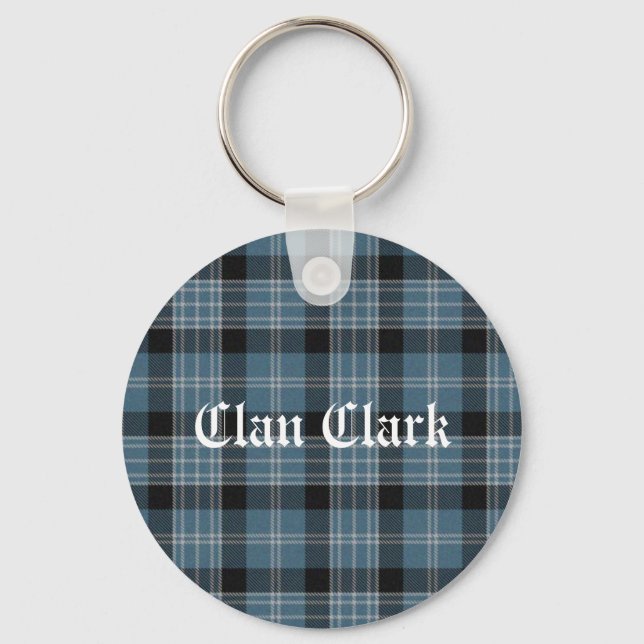 Klan Clark Tartan Nyckelring (Framsida)