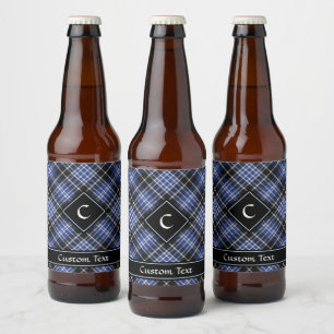 Klan Clark Tartan Ölflaska Etikett