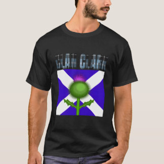 Klan Clark Tartan Scottish Family Namn Scotland Pr T Shirt