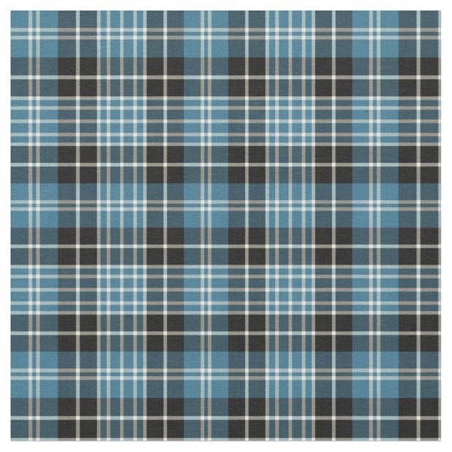 Klan Clark Tartan Tyg (Närbild)