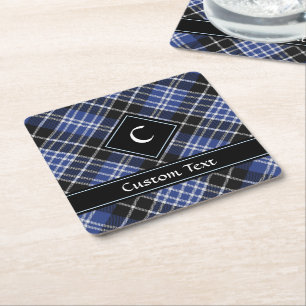Klan Clark Tartan Underlägg Papper Kvadrat