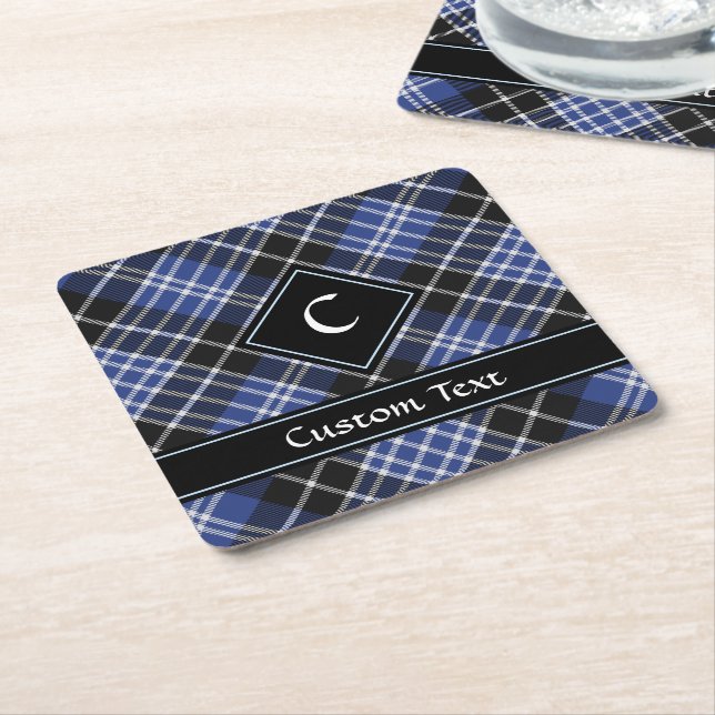 Klan Clark Tartan Underlägg Papper Kvadrat (Vinklad)