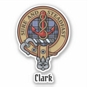 Klan Clark Vapensköld Klistermärken