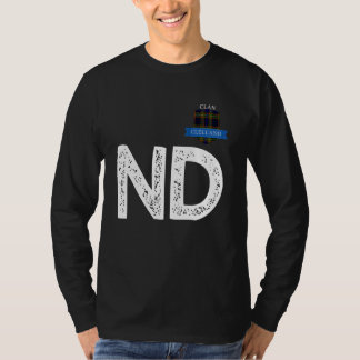 Klan Clelland N och Brev D-familjmatchning T Shirt