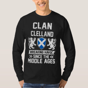 Klan Clelland Scottish Family Klan Scotland Wreaki T Shirt