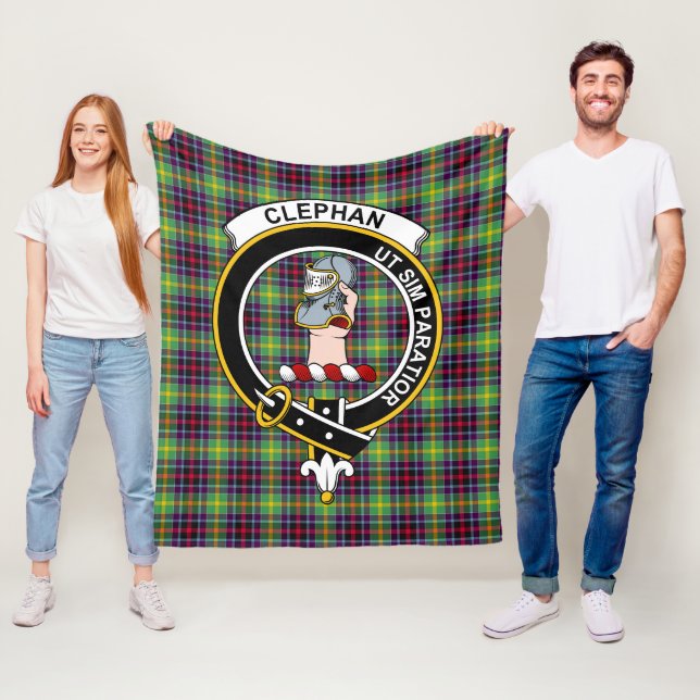 Klan Clephane Tartan Play Fleecefilt (På plats)