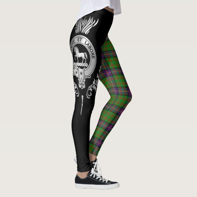 Klan Cochrane Vapensköld & Tartan Leggings (Höger)