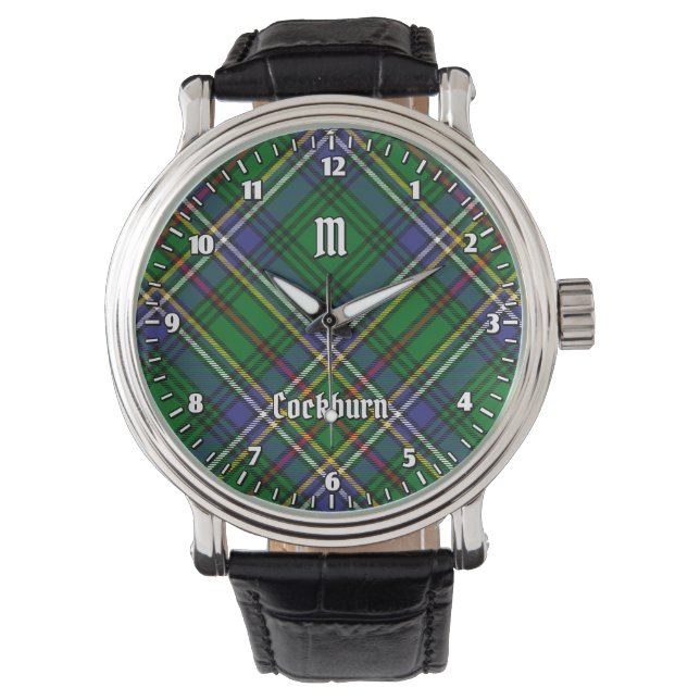 Klan Cockburn Tartan Armbandsur (Framsida)