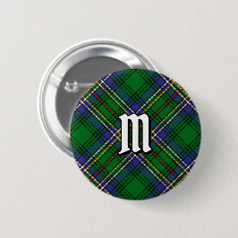 Klan Cockburn Tartan Button Knapp
